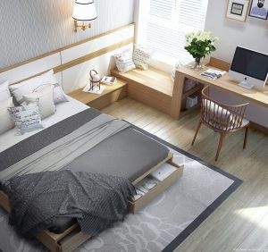 ایده طراحی اتاق خواب کوچک