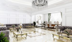 معماری داخلی خانه به سبک کلاسیک