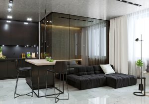 معماری داخلی منزل مسکونی به سبک مدرن