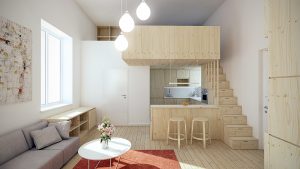 معماری داخلی منزل مسکونی به سبک مدرن
