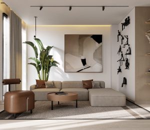 معماری داخلی منزل مسکونی به سبک مدرن