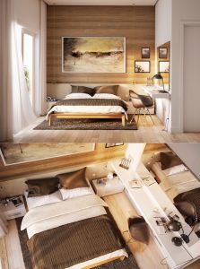 دکوراسیون اتاق خواب کوچک