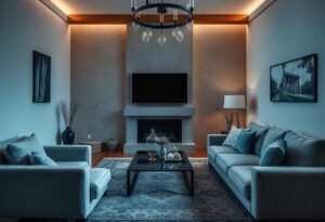 دکوراسیون پذیرایی ایرانی جدید