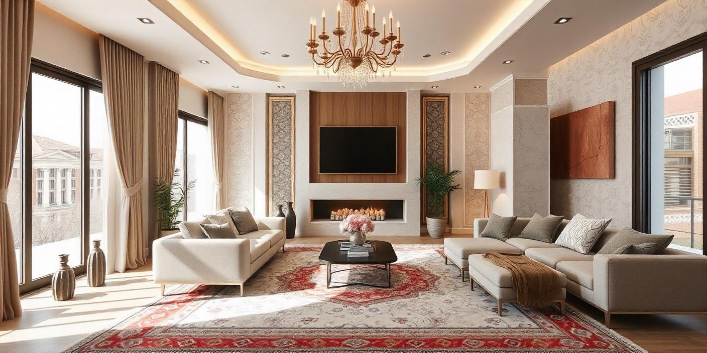 زیباترین چیدمان منزل ایرانی
