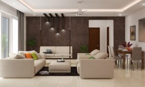 چیدمان پذیرایی کوچک مستطیل